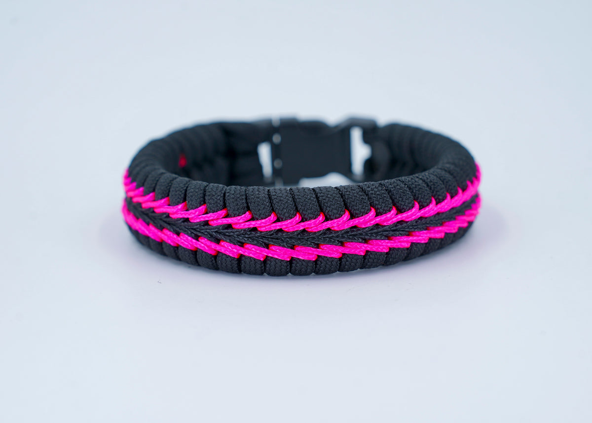 c*e様 neighborhood braiding bracelet 2個セッ Wide Paracord Fishtail Bracelet - Pink v2 – Surf City