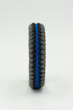 Wide Paracord Fishtail Bracelet (Grey / Blue / Black)
