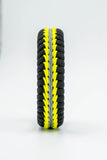 Turnout Gear Wide Stitched Fishtail Paracord Bracelet (Black)