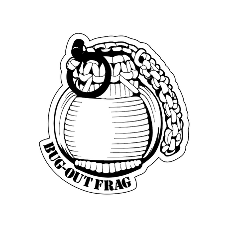 Bug Out Frag Sticker / Patch (Presale)