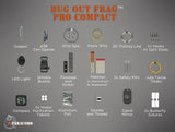 Bug Out Frag Pro Compact Survival Kit (Sea Breeze / Black)