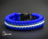 Wide Thin Line Stitched Fishtail Paracord Bracelet (EMT/EMS)