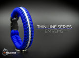 Wide Thin Line Stitched Fishtail Paracord Bracelet (EMT/EMS)