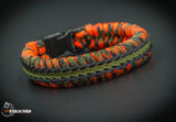 Wide Stitched Fishtail Paracord Bracelet (Open Season)
