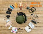 Bug Out Frag Pro / Advanced Paracord Survival Kit (Olive Drab and Black)