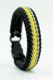 Thin Line Wide Stitched Fishtail Paracord Bracelet (Security / Loss Prevention)