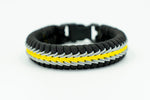 Thin Line Wide Stitched Fishtail Paracord Bracelet (Security / Loss Prevention)