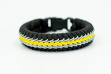 Thin Line Wide Stitched Fishtail Paracord Bracelet (Security / Loss Prevention)
