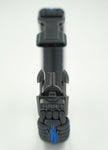 Deluxe Thin Blue Line Paracord Fishtail Bracelet with Back Up Handcuff Key