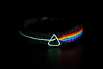 Dark Side of the Moon Wide Stitched Fishtail Paracord Bracelet (Limited Edition)