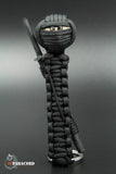Deluxe Paracord Shinobi Keyfob (Black)