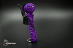 Deluxe Paracord Female Ninja Keyfob (Purple)