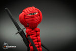 Deluxe Paracord Shinobi Keyfob (Red)