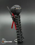 Deluxe Paracord Shinobi Keyfob (Black)
