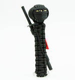 Deluxe Paracord Ninja Keyfob (Black)