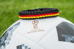 World Flag Paracord Double Stitched Fishtail (Germany / Deutschland)