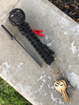 Deluxe Paracord Shinobi Keyfob (Black)
