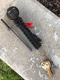 Deluxe Paracord Shinobi Keyfob (Black)