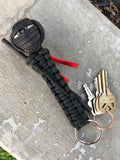 Deluxe Paracord Shinobi Keyfob (Black)
