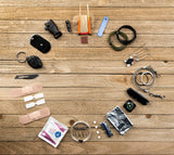 Bug Out Frag Pro Duo Paracord Survival Kit (Hot Pink / Black)