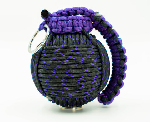 Bug Out Frag Pro Paracord Survival Kit (Purple X)