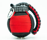 Bug Out Frag Pro Duo Paracord Survival Kit (Red / Black)