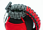 Bug Out Frag Pro Duo Paracord Survival Kit (Red / Black)