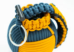 Bug Out Frag Pro Duo Paracord Survival Kit (Goldenrod / Slate Blue)