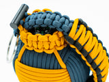 Bug Out Frag Pro Duo Paracord Survival Kit (Goldenrod / Slate Blue)