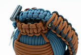 Bug Out Frag Pro Duo Paracord Survival Kit (Walnut / Slate Blue)
