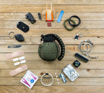 Bug Out Frag Pro Paracord Survival Kit (Tiger Stripe)