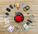 Bug Out Frag Pro Duo Paracord Survival Kit (Red / Black)