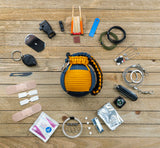 Bug Out Frag Pro Duo Paracord Survival Kit (Goldenrod / Slate Blue)