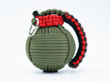 Bug Out Frag Pro Paracord Survival Kit (Olive Drab and Red)
