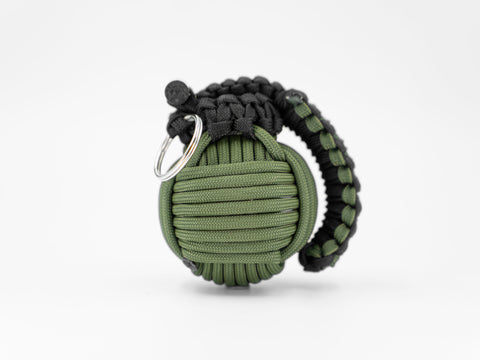 Bug Out Frag Mini Keyfob (Olive Drab / Black)