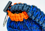 Bug Out Frag Pro Paracord Survival Kit (Denim / Slate / Orange)