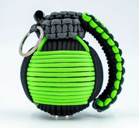 Bug Out Frag Pro Duo Paracord Survival Kit (Neon Green / Black)