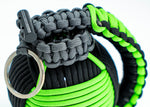 Bug Out Frag Pro Duo Paracord Survival Kit (Neon Green / Black)