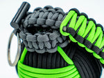 Bug Out Frag Pro Duo Paracord Survival Kit (Neon Green / Black)