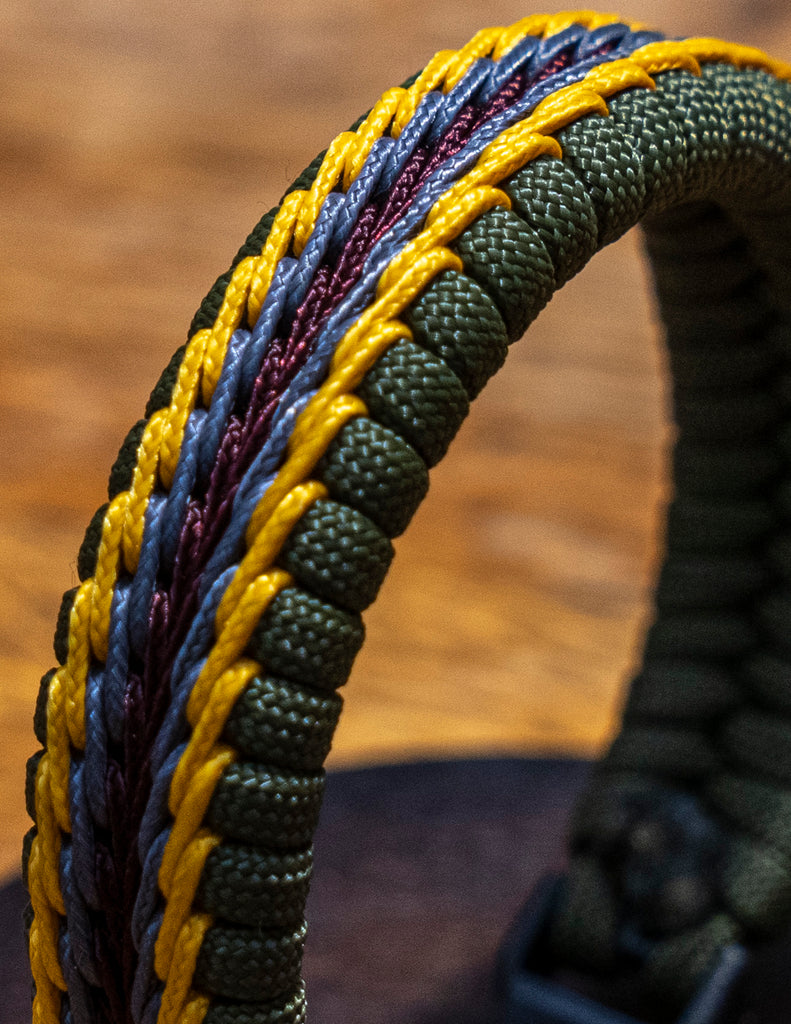 Custom Stitched Fishtail Paracord Bracelet (Solid Colors) 8