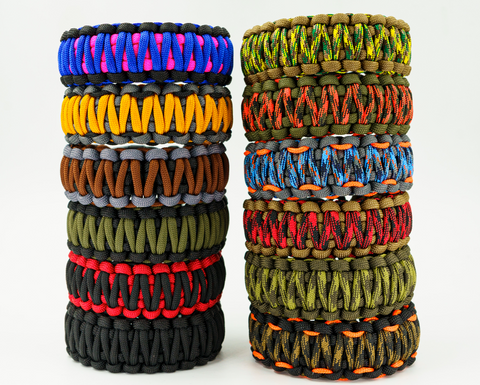 King Cobra Paracord Survival Bracelet (Choice of Colors)