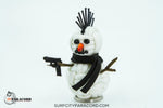 Handmade Paracord Snowman Christmas Ornament (Snow Punk)
