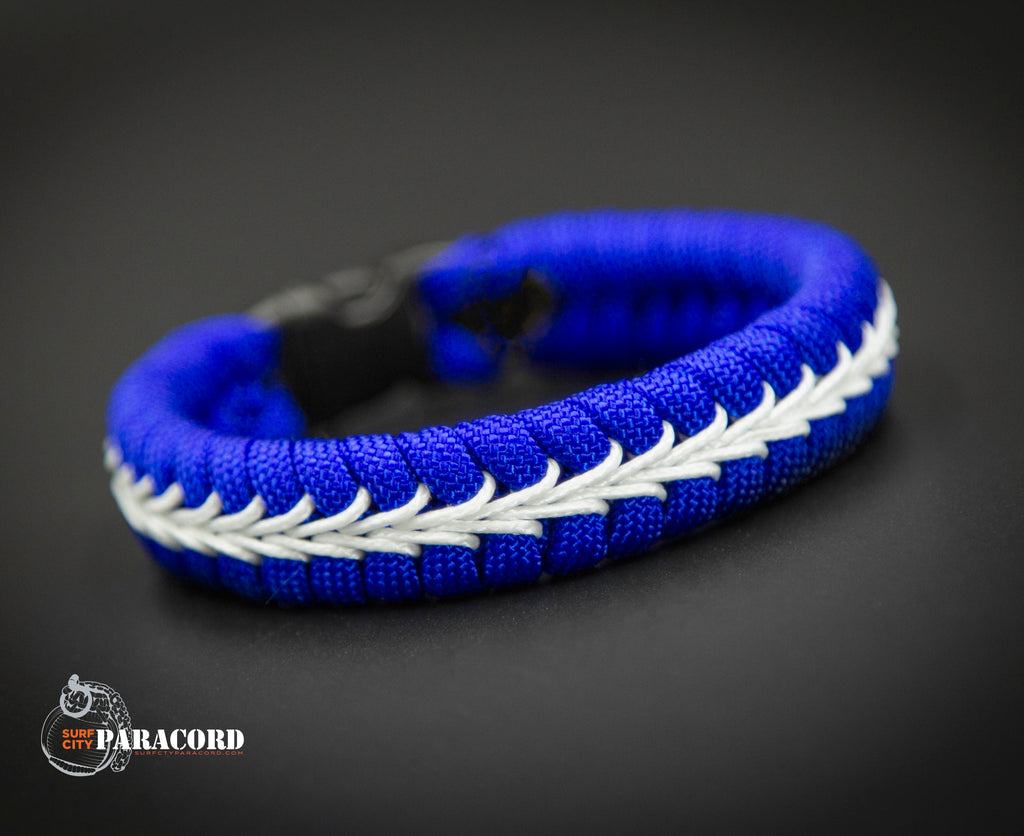 Thin Line Series Stitched Fishtail Paracord Bracelet (EMT/EMS) 5