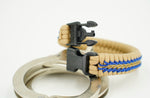 Deluxe CHP Paracord Fishtail Bracelet with Back Up Handcuff Key